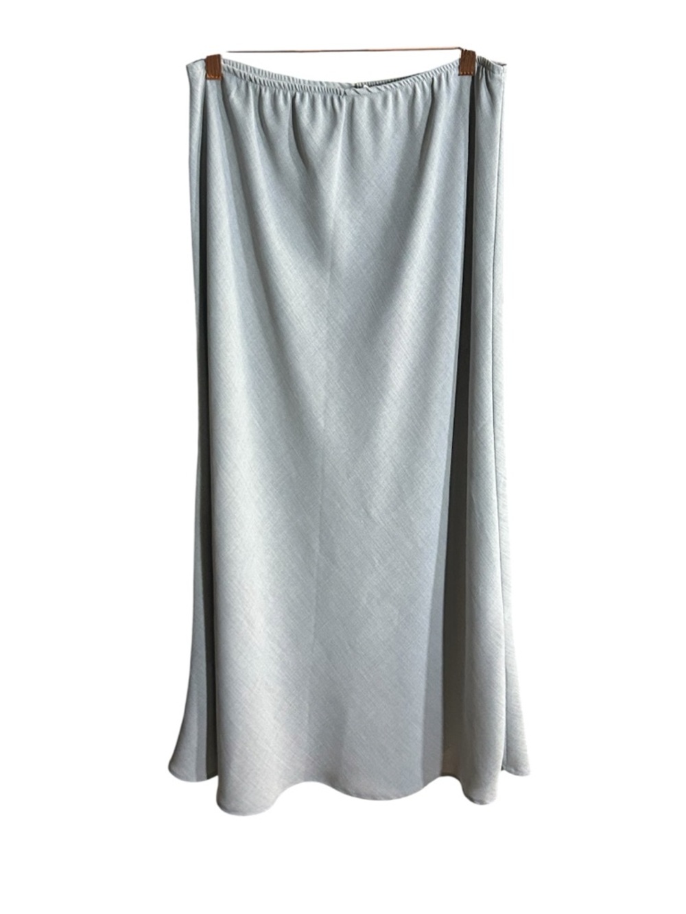 Katie Lee Collection Pale Gray Maxi Skirt